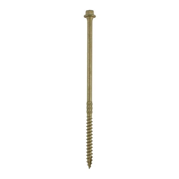 Timco 6.7 x 100 In-Dex Timber Screw HEX - GRN 50 Pack (100IN)