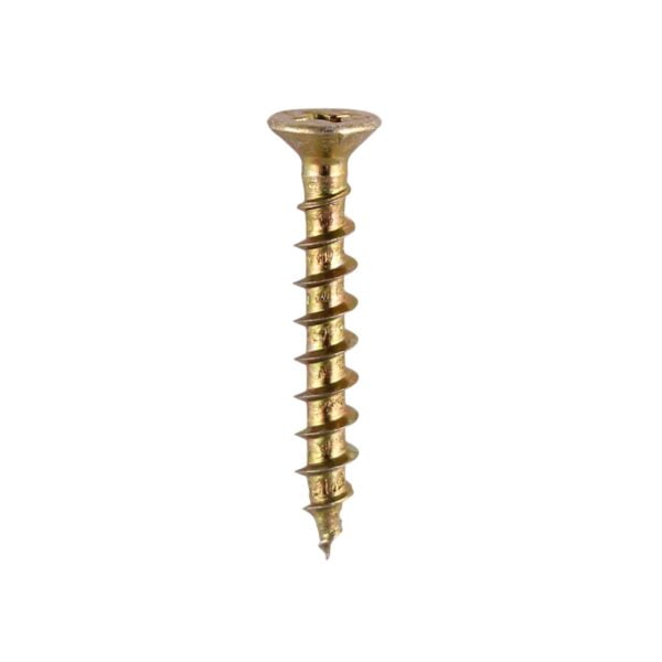 Timco 4.3 x 35 PVC Window Screw RIB CSK -ZYP 1000 Pack (203Y)