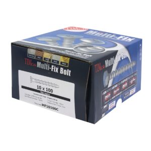 Timco 8 x 100/M10 Multi-Fix Bolt CSK HEAD 50 Pack (MF8100C)