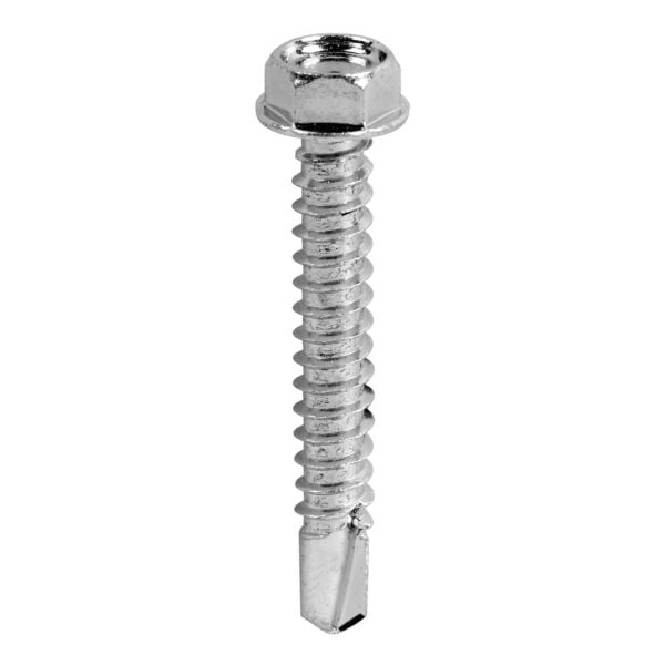 Timco 5.5 x 50 Hex No.3 S/Dr Screw W16Zinc B 100 Pack (ZL50W16) (ZL50W16)