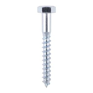 Timco 8.0 x 40 Coach Screw - BZP 200 Pack (0840CSC) (0840CSC)