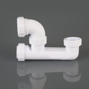 Bath & Shower Trap With Cleaning Eye 50mm Seal White (WBT602W)