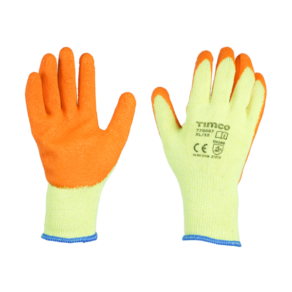Eco-Grip Gloves Crinkle Latex Coated Polycotton