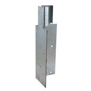 Timco 200x62x62 Arris rail bracket - Mortice - Galvanised 1 Pack (ARBM200)