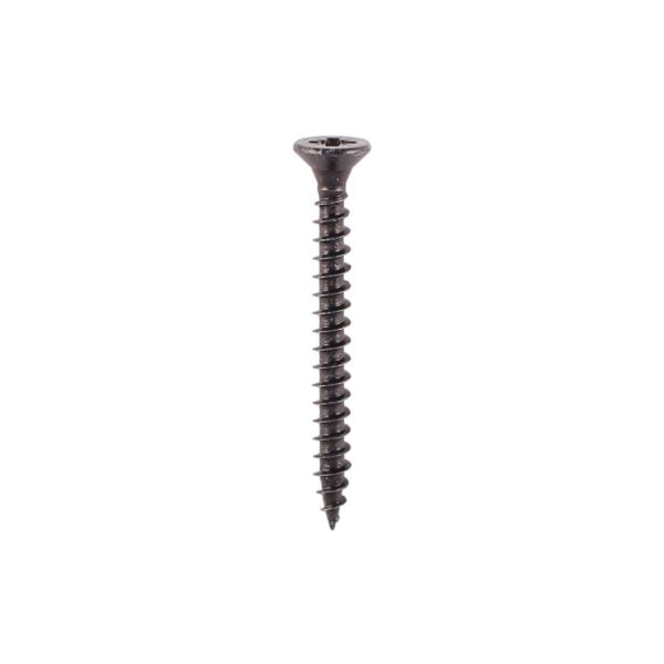 Timco 4.0 x 25 Classic Screw PZ2 CSK - BLACK 200 Pack (40025CLAB) (40025CLAB)