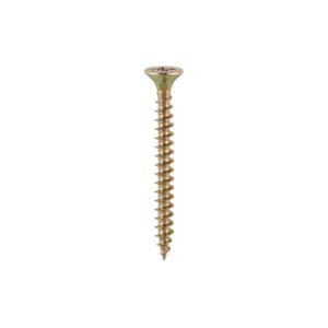 Timco 3.5 x 25 Solo Woodscrew CSK - YZP (TUB) 2000 Pack (35025STUBY) (35025STUBY)
