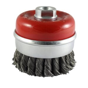 Timco 100mm Threaded Cup Brush-Twist 1 Pack (100TCT)