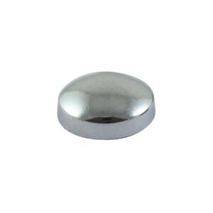 Timco CHROME Two Piece Screw Cap - CHROME 100 Pack (CHROMEPLAST) (CHROMEPLAST)