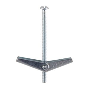 Timco M6 x 75 Spring Toggle - BZP 100 Pack (TOG675)