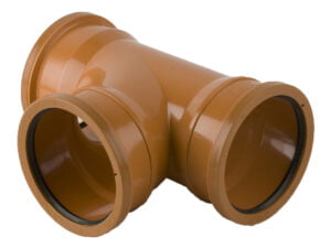 110mm x 87½ Degree Triple Socket Branch (B4081)