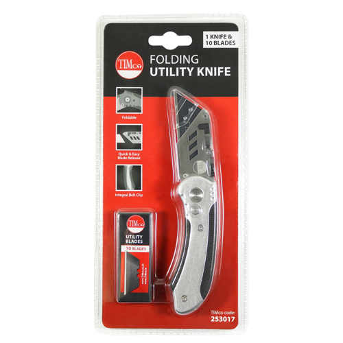 Folding Utility Knife & Blades (253017)