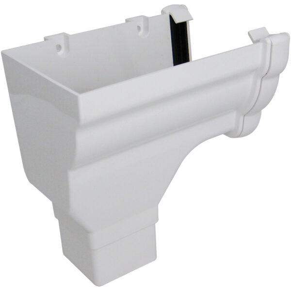 Stopend Outlets - 65mm Square White