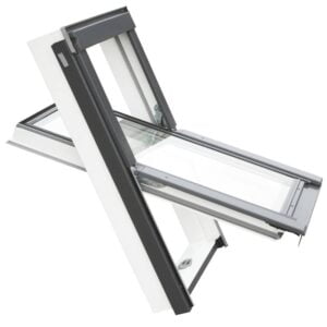 Liteleader Ecosolid PVC Centre Pivot Roof Window Internal 2
