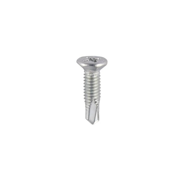 Timco M4 x 16 S/Drill PVC Screw F/CSK - BZP 1000 Pack (231Z)