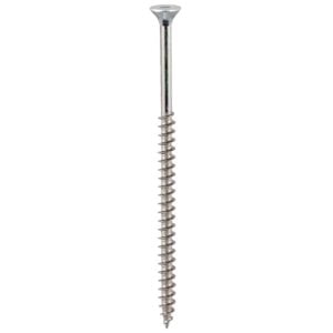 Timco 5.0 x 80 Solo Woodscrew SQ2 CSK - BZP 200 Pack (50080SQSZ) (50080SQSZ)