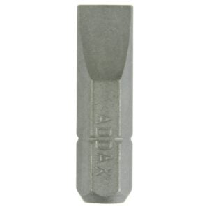 Timco 6.0 x 1.0 x 25 Slotted Driver Bit - S2 Grey 2 Pack (6010SL25GB)