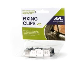 Lead fixing clips - 20pk