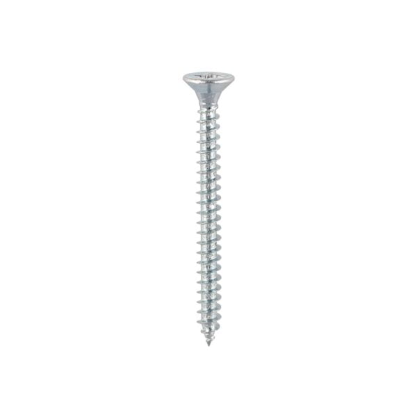 Timco 4.0 x 50 Solo Woodscrew CSK - BZP (TUB) 800 Pack (40050STUBZ) (40050STUBZ)