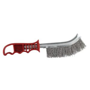 Timco 255mm Red Handle Wire Brush Steel 1 Pack (RWHB)