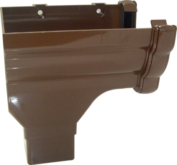 Stopend Outlets - 65mm Square Brown