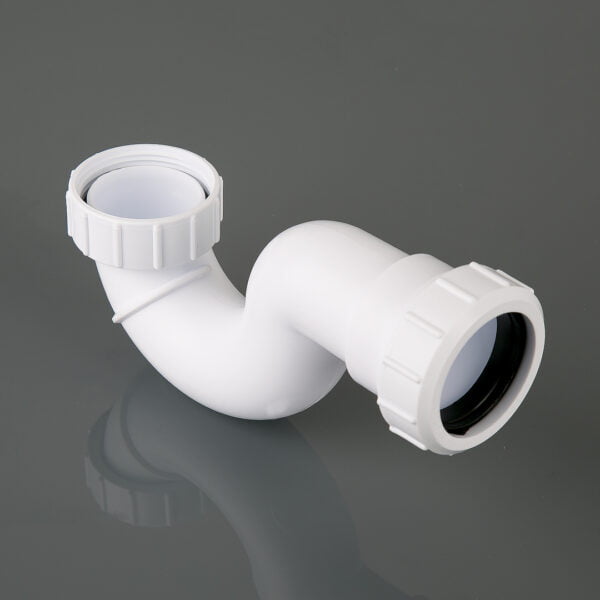 Bath & Shower Trap - 19mm Seal White (WBT604W)