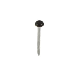 Timco 30mm Polymer Headed Pin - Mahogany 250 Pack (PP30BR)